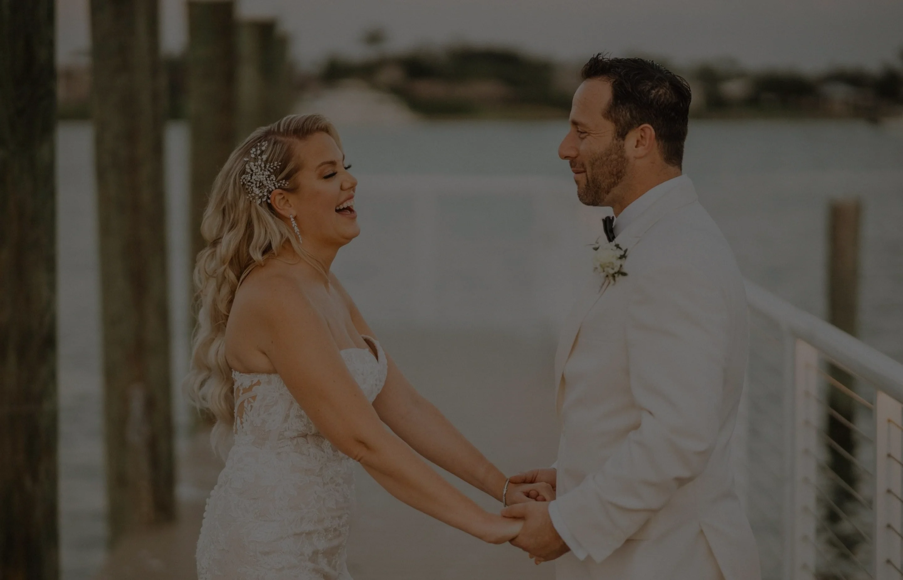 Wedding florals and invitation suite